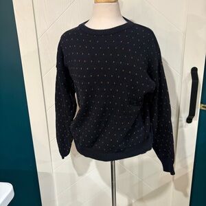 Vintage Cree Neck / Menswear / Speckle Print/ Eclectic‎ Grandpa / cottagecore